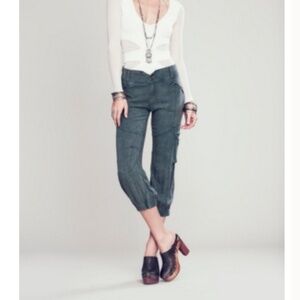 SALE!!! 🏷️ Free People Gauze Utility Trouser Slate - M